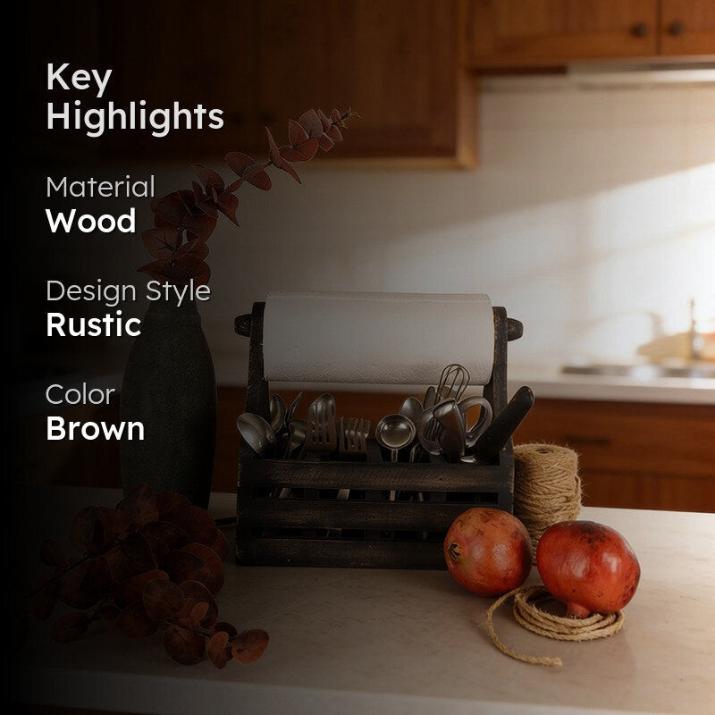 Tactura Cutlery Stand With Tissue Holder media 2