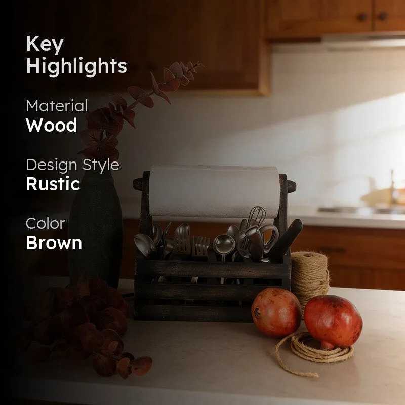 Tactura Cutlery Stand With Tissue Holder media 2