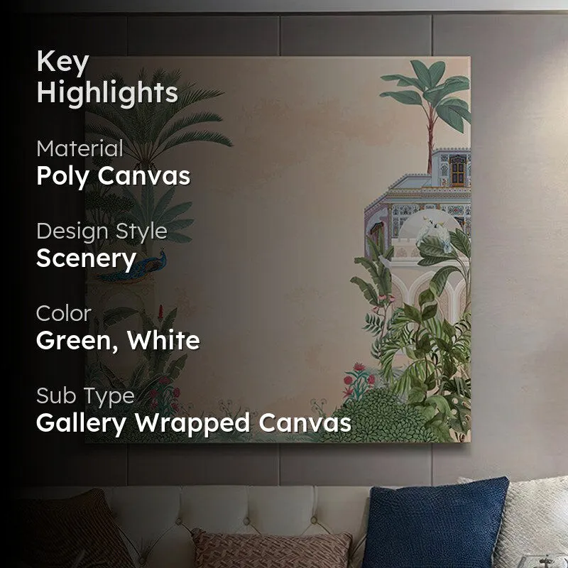 Heritage Garden Poly Canvas Wall Painting media 2