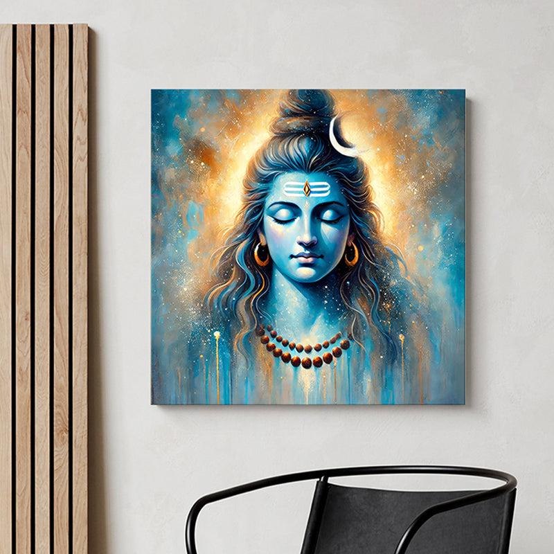 Bholenath Poly Canvas Wall Painting