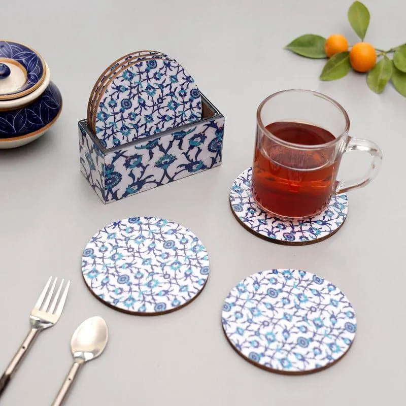 Indigo Spread Coaster - Set Of Six media 1