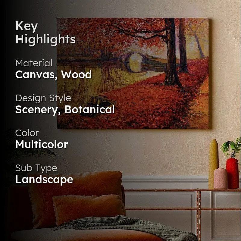 Autumn Beauty Wall Painting - Gallery Wrap media 2