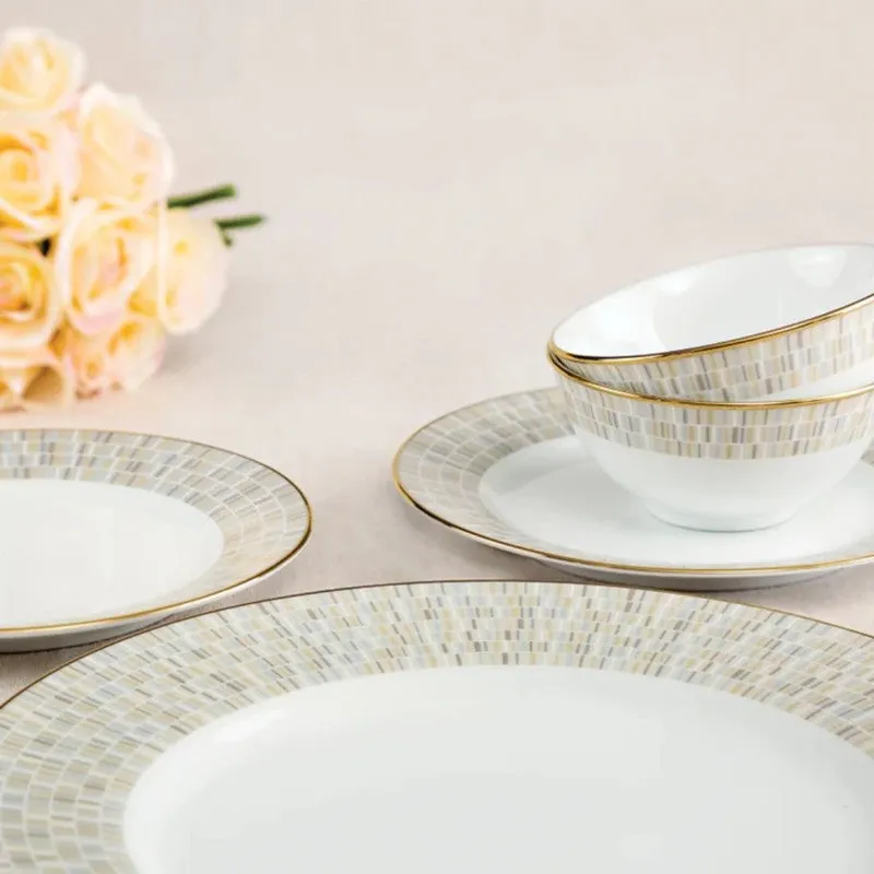 Noritake Lunaris Bloom Dinner Set - Thirty Seven Piece Set media 4