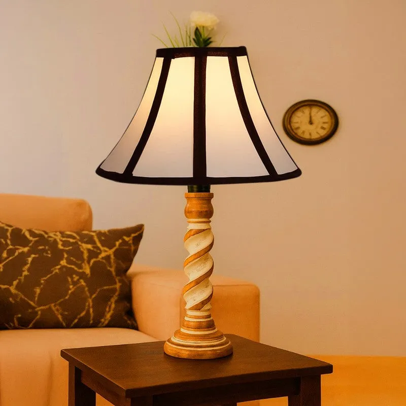 Modera Airo Wooden Table Lamp - White media 3