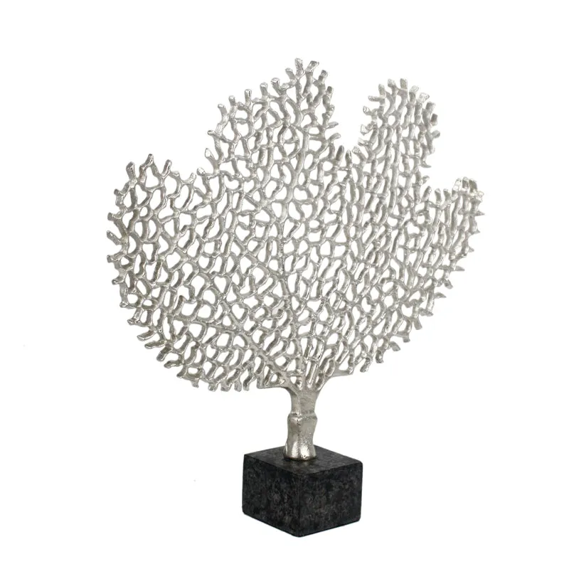 Hritha Tree Showpiece - Silver media 4