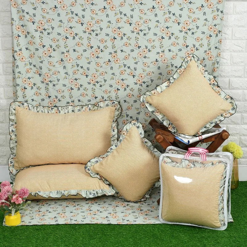 Floral Whirl Bedding Set - Five Piece Set media 5