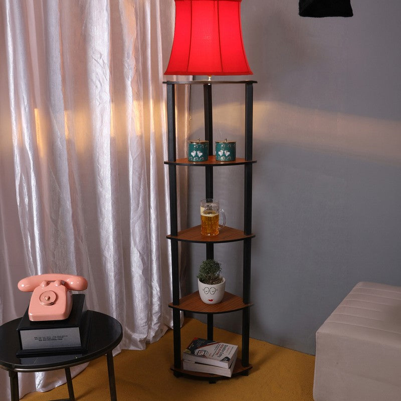 TubeAura Glow Floor Lamp (Red)