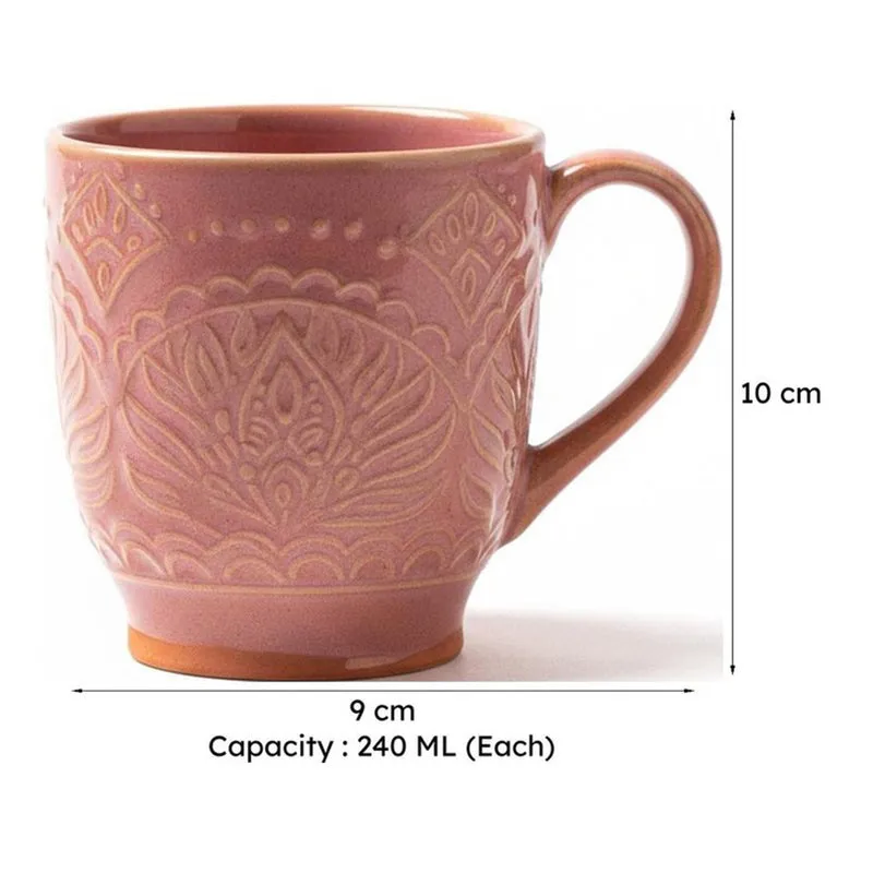 Capita Ceramic Tea Cup (240 mL Each) - Set of Two media 4