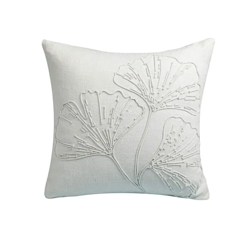Flodera Embroidered Cotton Cushion Cover media 4