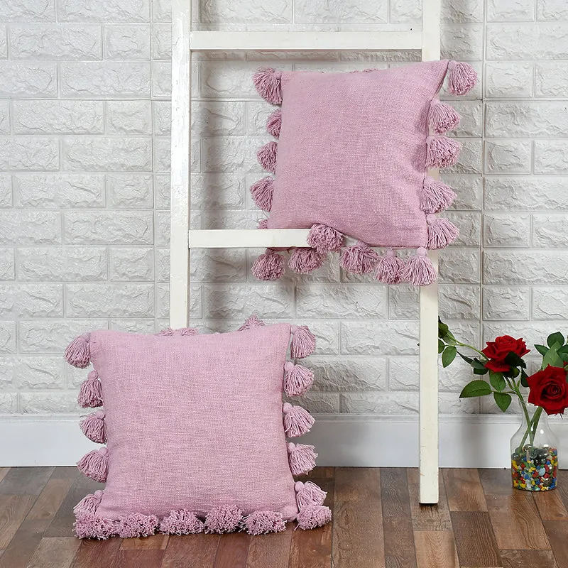 Tassia Cushion Cover (Purple) - Set Of Two media 2