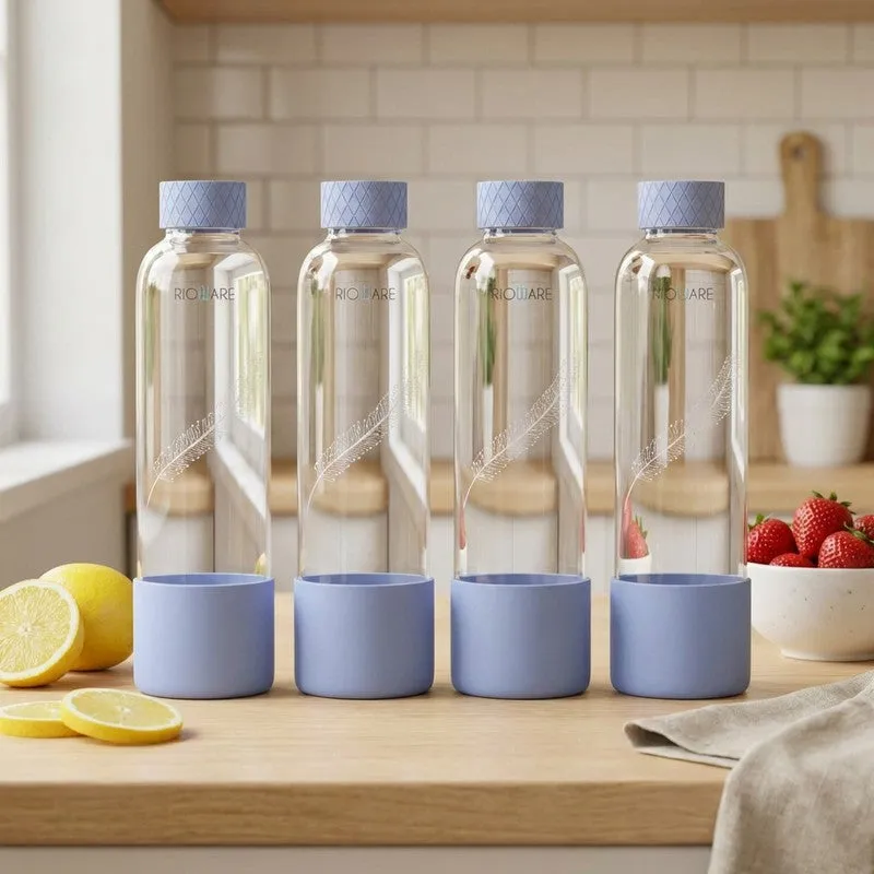 Rioware ClearHydra Reusable Bottle (Blue, 750 mL Each) - Set Of Four media 1