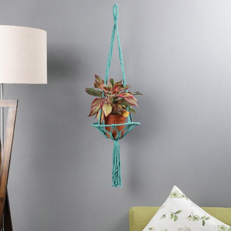 Lapiz Lazuli Macrame Planter