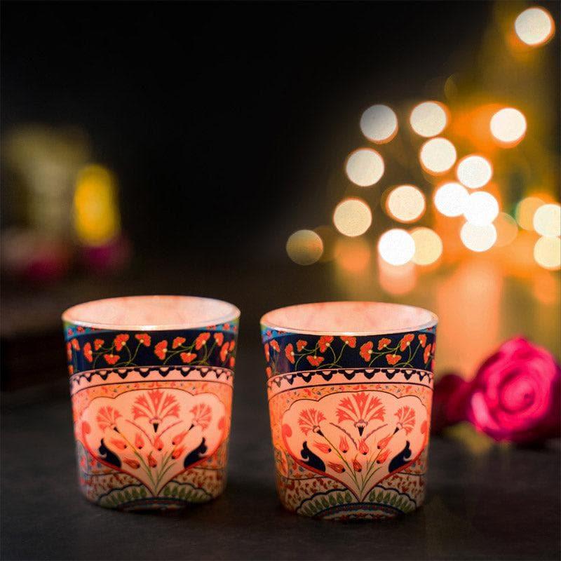 Mandela Candle Votive (Red) - Set Of Two