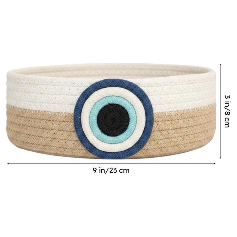 Evil Eye Cotton Storage Basket media 7
