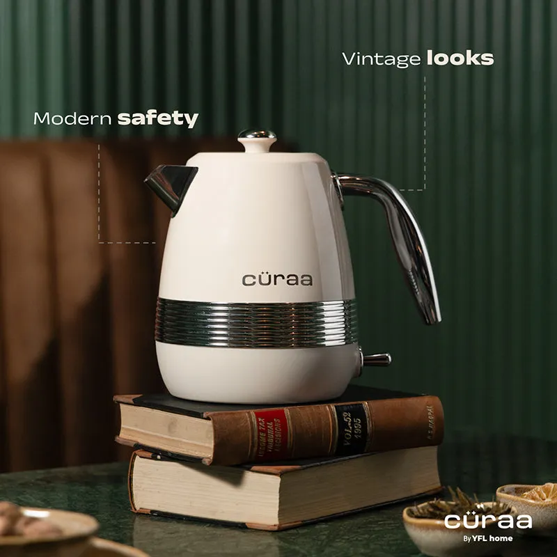 Cüraa By YFL Home Retro Electric Kettle (Beige/2000 W) - 1.8 Litre media 5