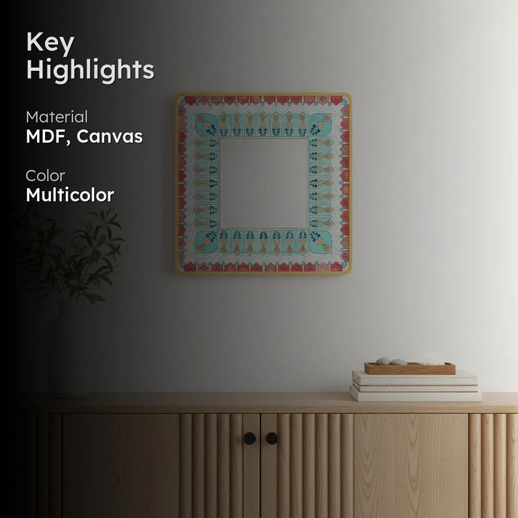 Nirga Designer Handpainted Mirror media 2
