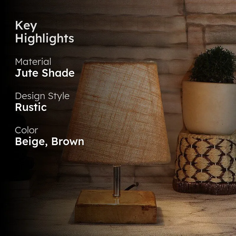 Tryda Jute Table Lamp - Beige,Brown media 2
