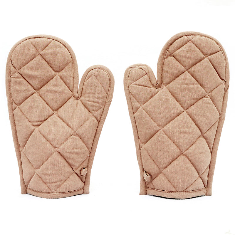 Swayam Garde Kitchen Gloves (Beige) - Set Of Two media 4
