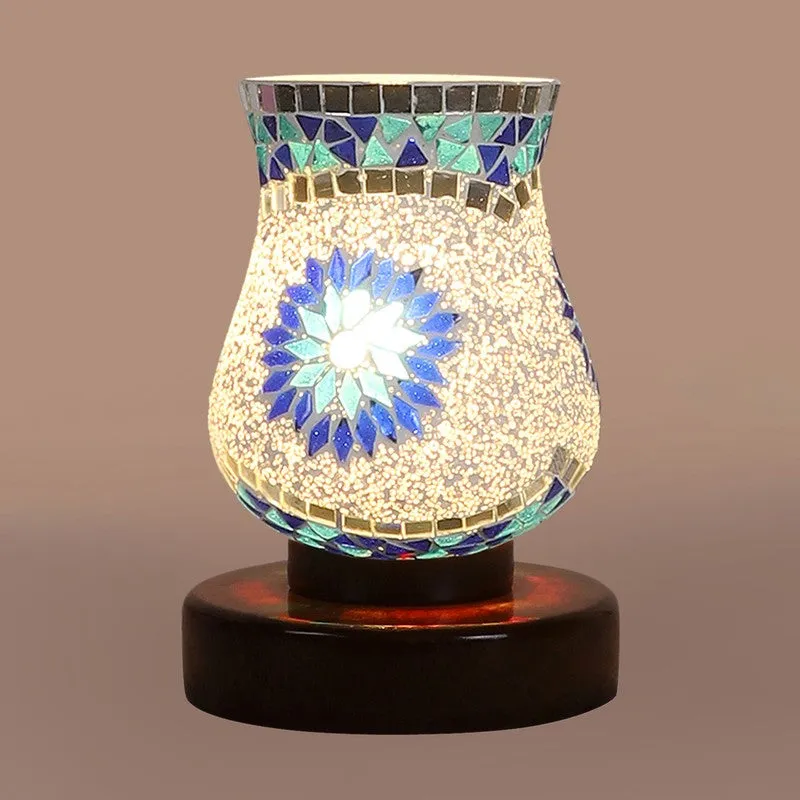 Gleamine Mosaic Glass Table Lamp - Multicolor media 7