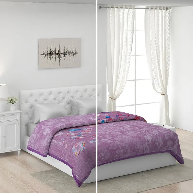 Monte Carlo Mystic Meadow Blanket (Purple) - 900 GSM media 3