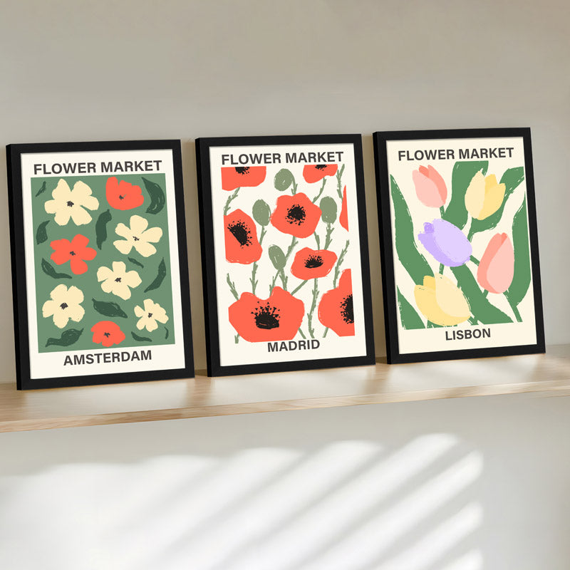 Flower Market Wall Art