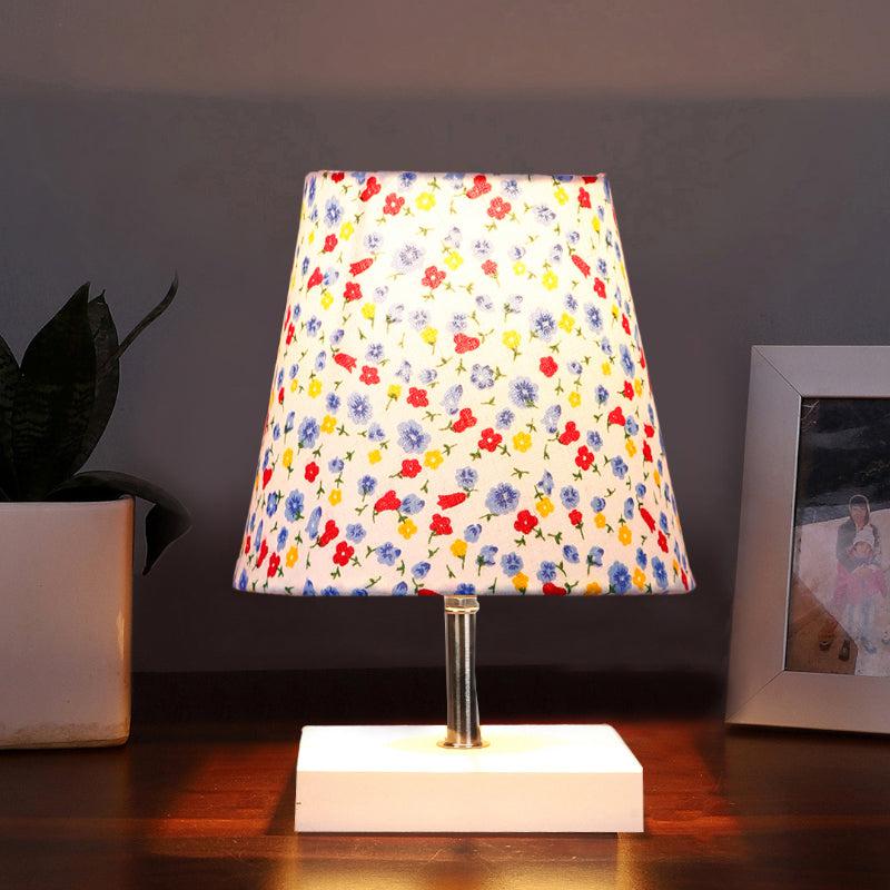 Alsa Color Splash Fabric Table Lamp - Multicolor
