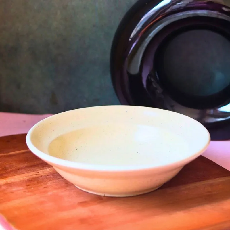 Eriginia Ceramic Pasta Plate - White media 5