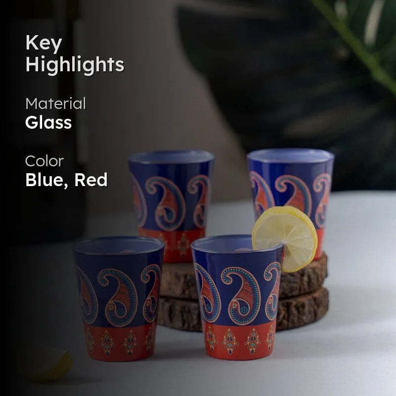 Paisley Praise Shot Glass (30 ml) - Set Of Four media 2