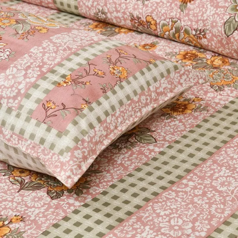Maharani Mahal Cotton Bedsheet (Pink) - 160 TC media 6