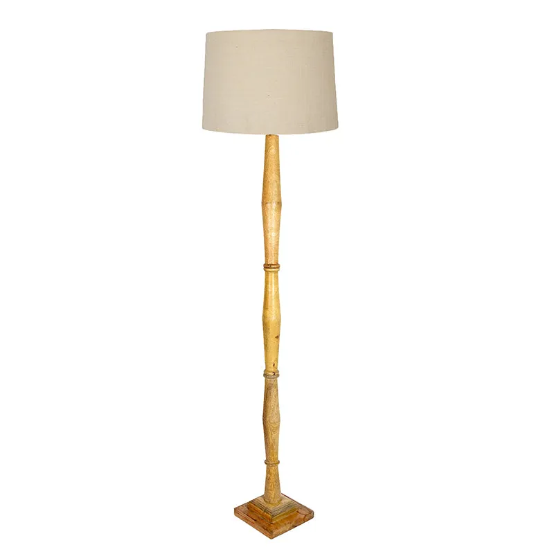 Elfin Bamboo Floor Lamp - White media 3