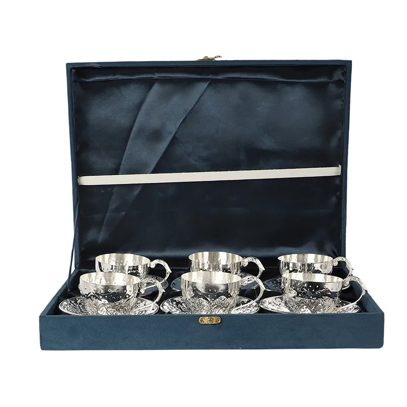 Vincent Steel Cup & Saucer (200 mL) - Twelve Piece Set media 3