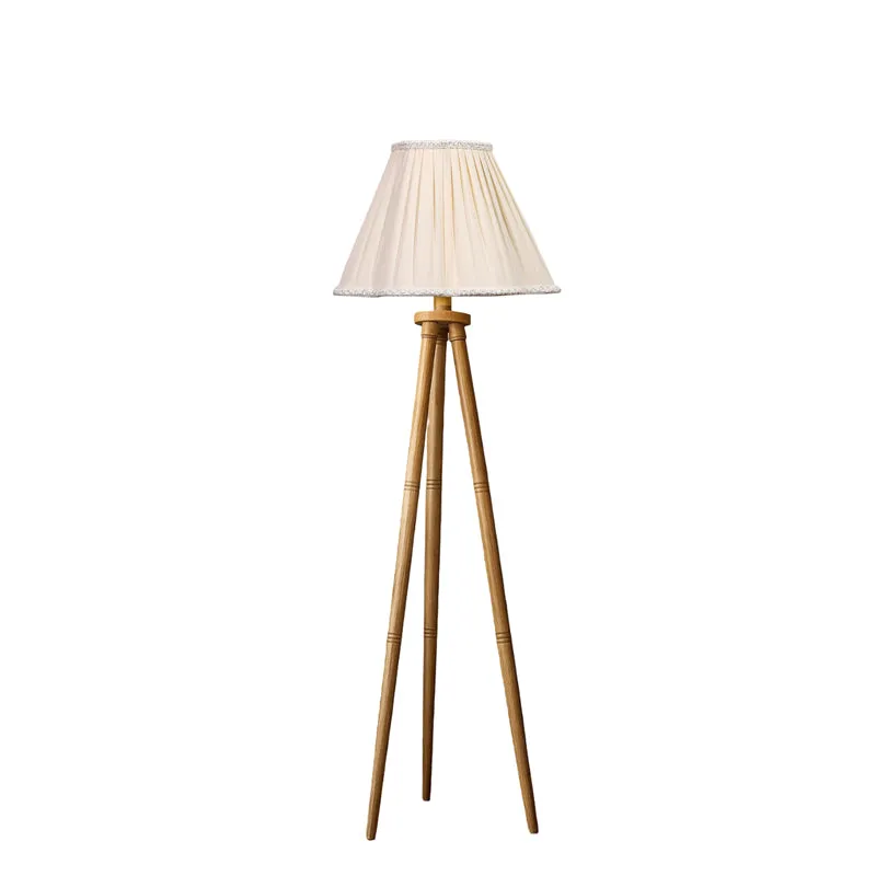 Pleatra I Tripod Floor Lamp - White media 4