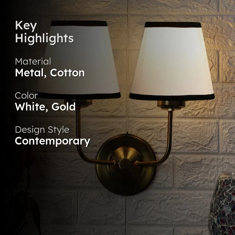 Lumoire Duo Cone Metal Wall Lamp media 2