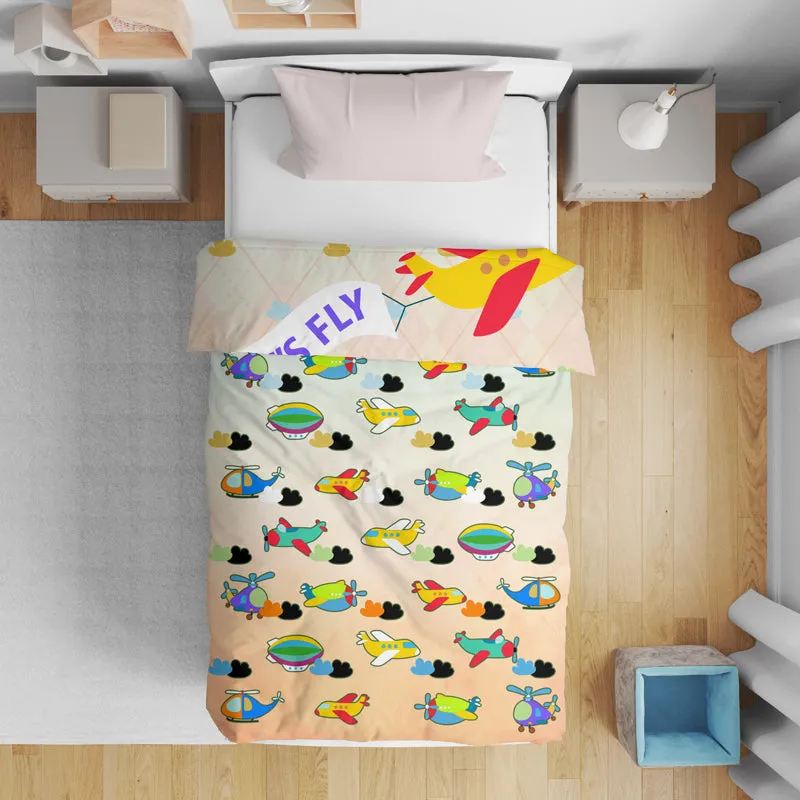 Air Plane PolyCotton Quilt - 150 GSM media 5