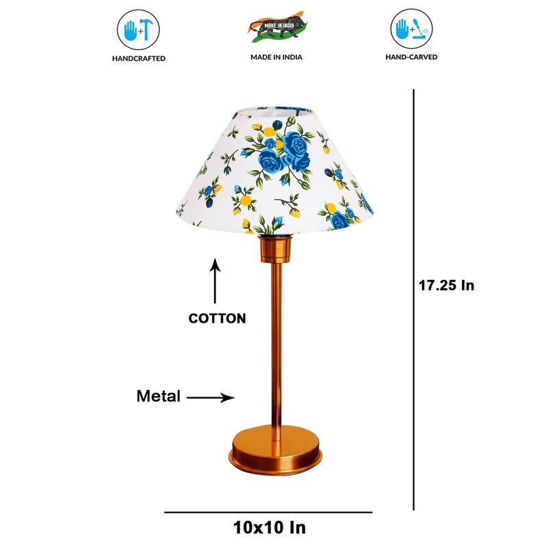 Kavira Elvo Floral Metal Table Lamp - Multicolor media 8