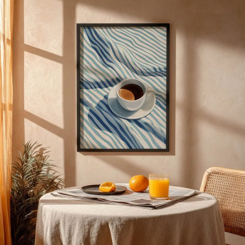 Coffee Couture Archival Canvas Wall Art - Black media 4