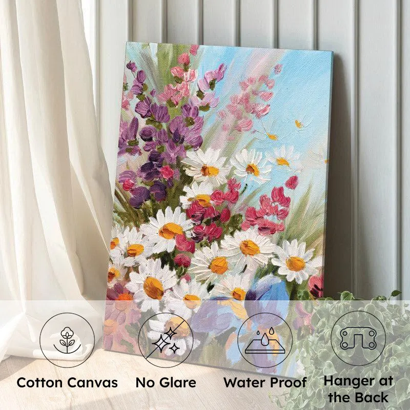 Flowery Maiden Wall Painting media 9