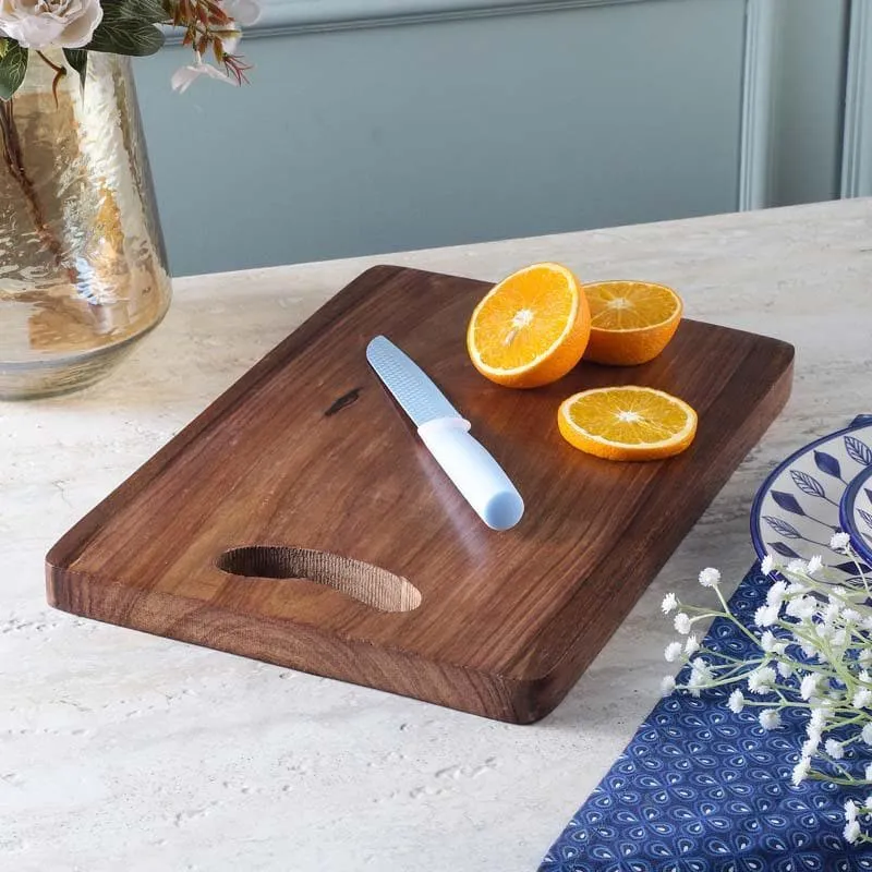 Premium Wooden Chopping Board - Rustic and Durable media 3