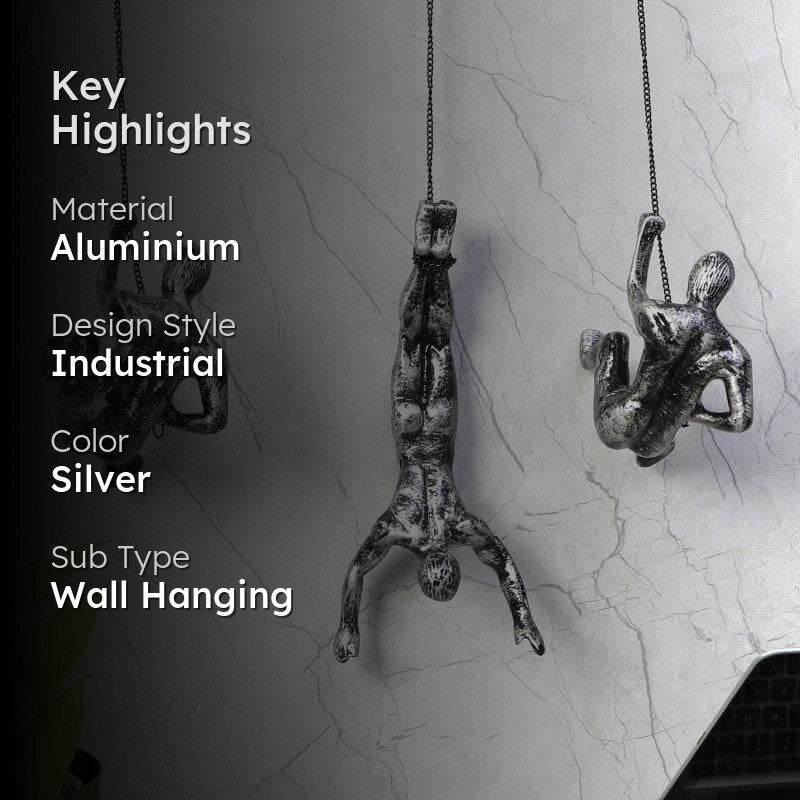 Acrobat Art Aluminium Wall Accent - Set Of Three media 2