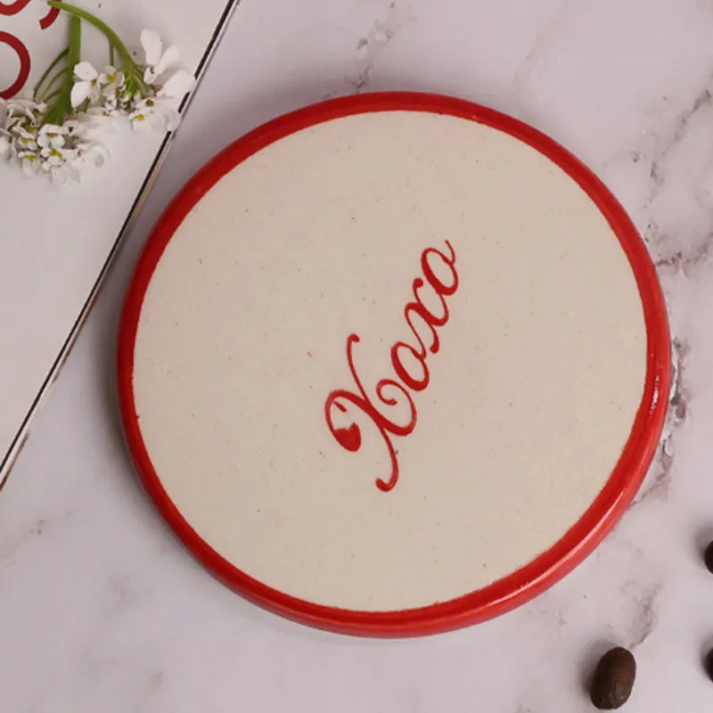 Xoxo Ceramic Coaster media 1