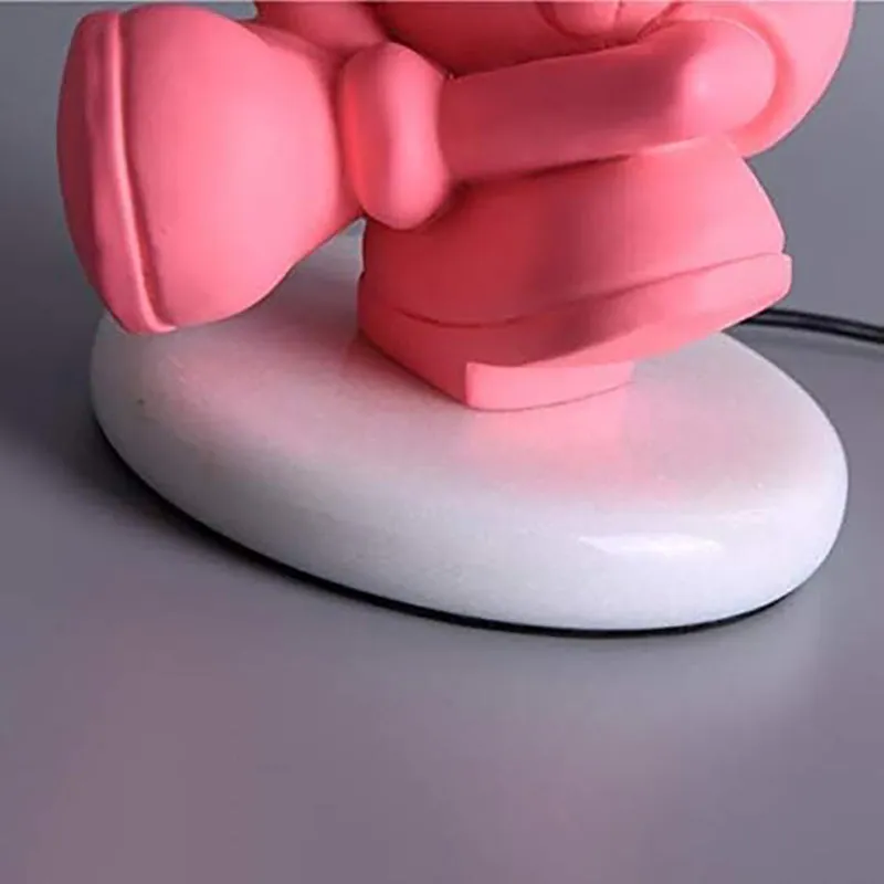 Mickey Mouse Resin Table Lamp - Pink media 4