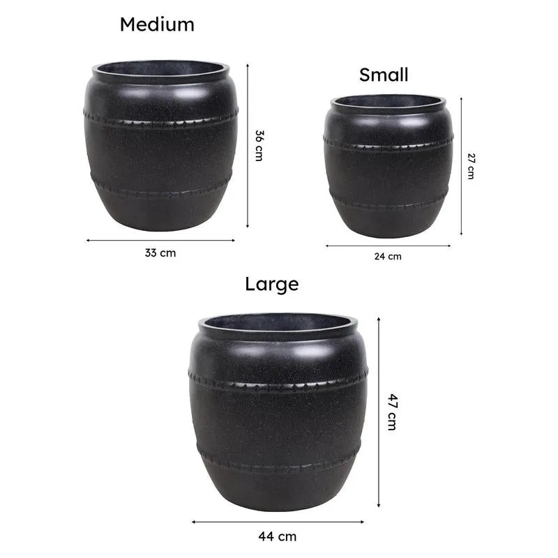 Nerith Floor Planter - Black media 4