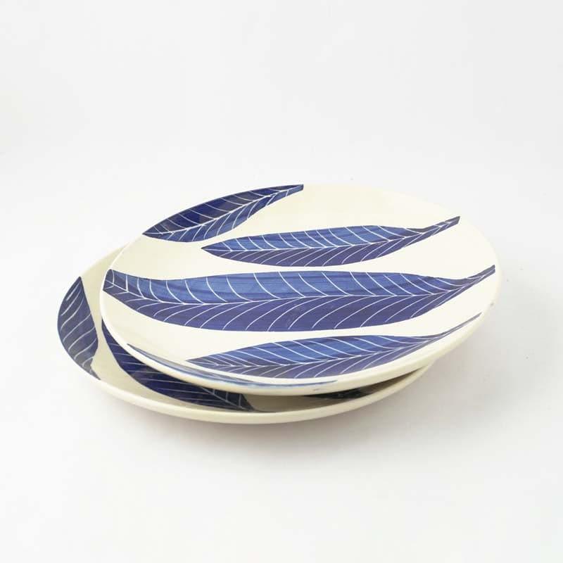 Foliole Ceramic Dinner Plate - Set Of Two media 4