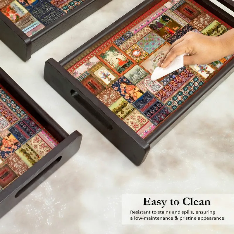 Tressa Wooden Serving Tray - Set Of Three media 5