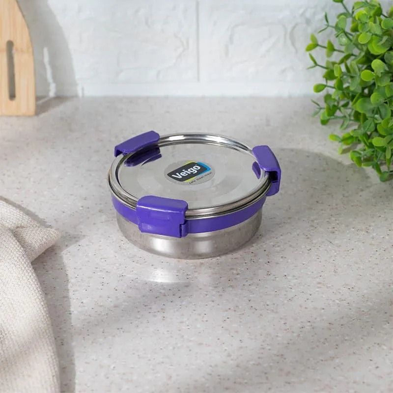 Clip Lock Lunch Box (275 mL) - Violet media 1
