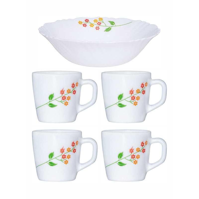 Cello Flowery Max Tea & Snack Set - Five Piece Set media 3