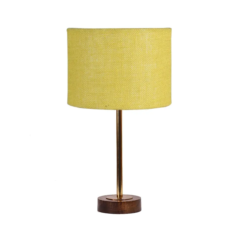 Sienna I Rodin Wooden Table Lamp - Yellow,Gold,Brown media 4