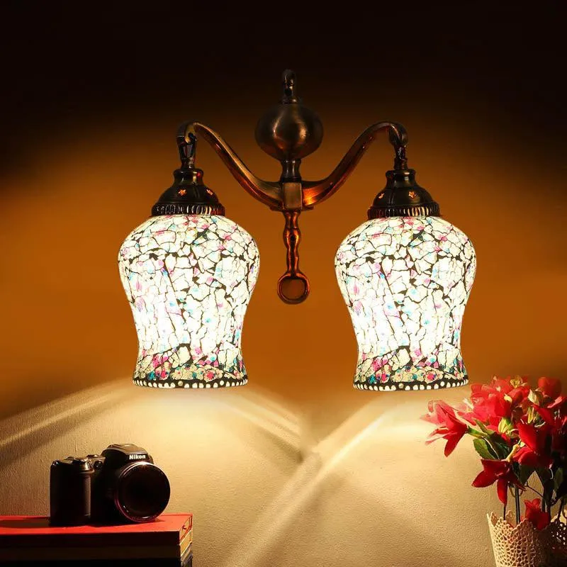 Starlit Metal Mosaic Wall Lamp media 4