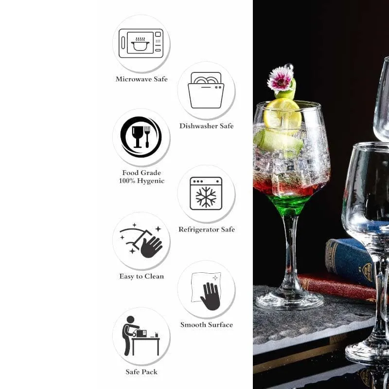 Patricia White Wine Stem Glasses (290 ML) - Set Of Six media 6