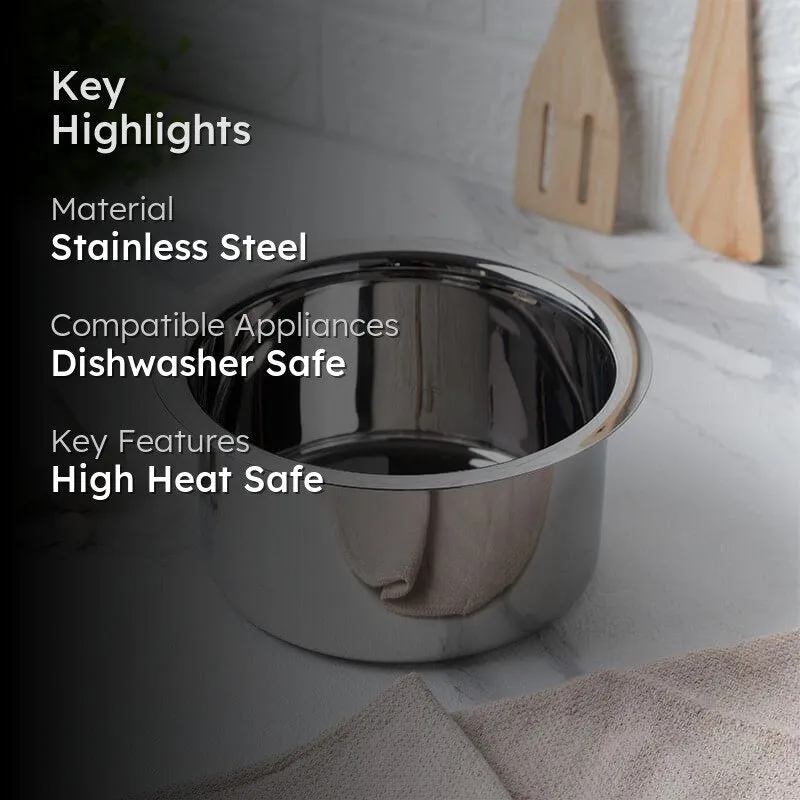 Avsa Stainless Steel Pateela - 1400 mL / 7 Inches - 2